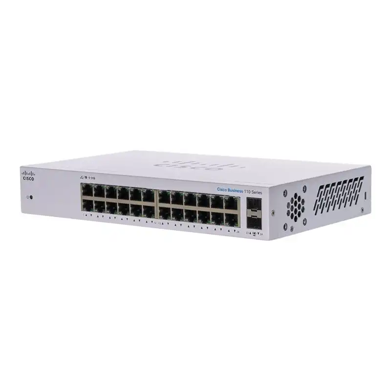 Cisco Business 110 Series 110-24T - Commutateur - non géré - 24 x 10 - 100 - 1000 + 2 x SFP Gigabit c... (CBS110-24T-EU)_1